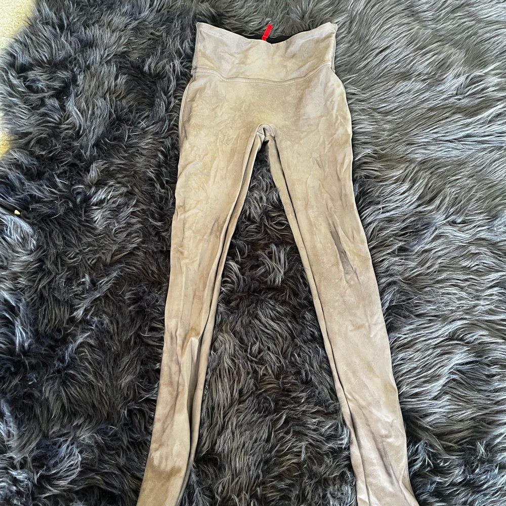 Stylish Tan High-Waisted Leggings